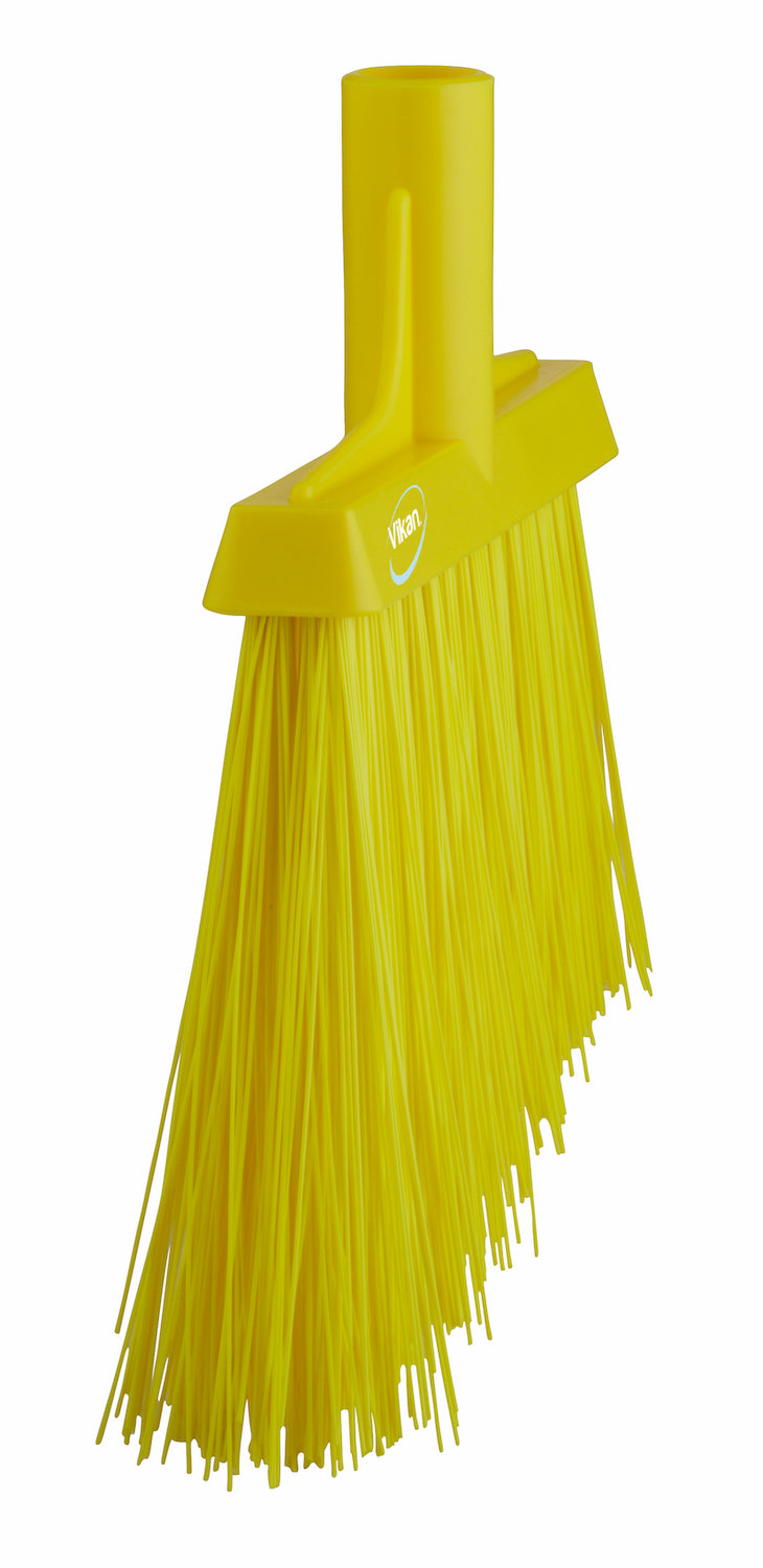 Broom, Angle Cut, 290 mm, Very hard, Yellow