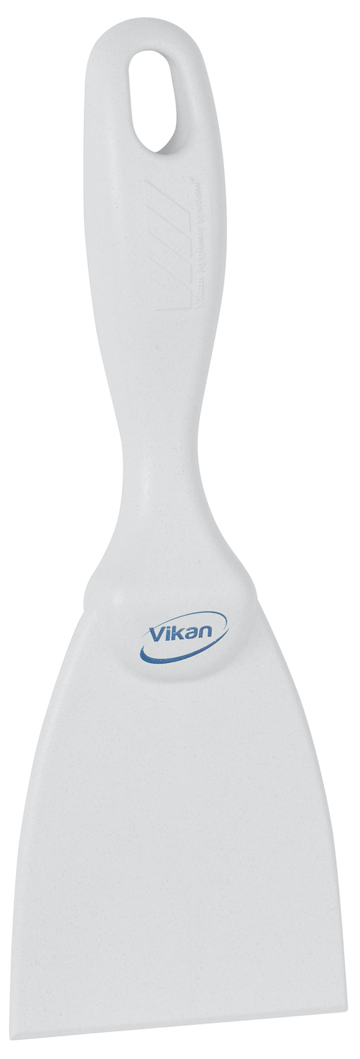 Vikan Hand Scraper, Metal Detectable, 75 mm, White