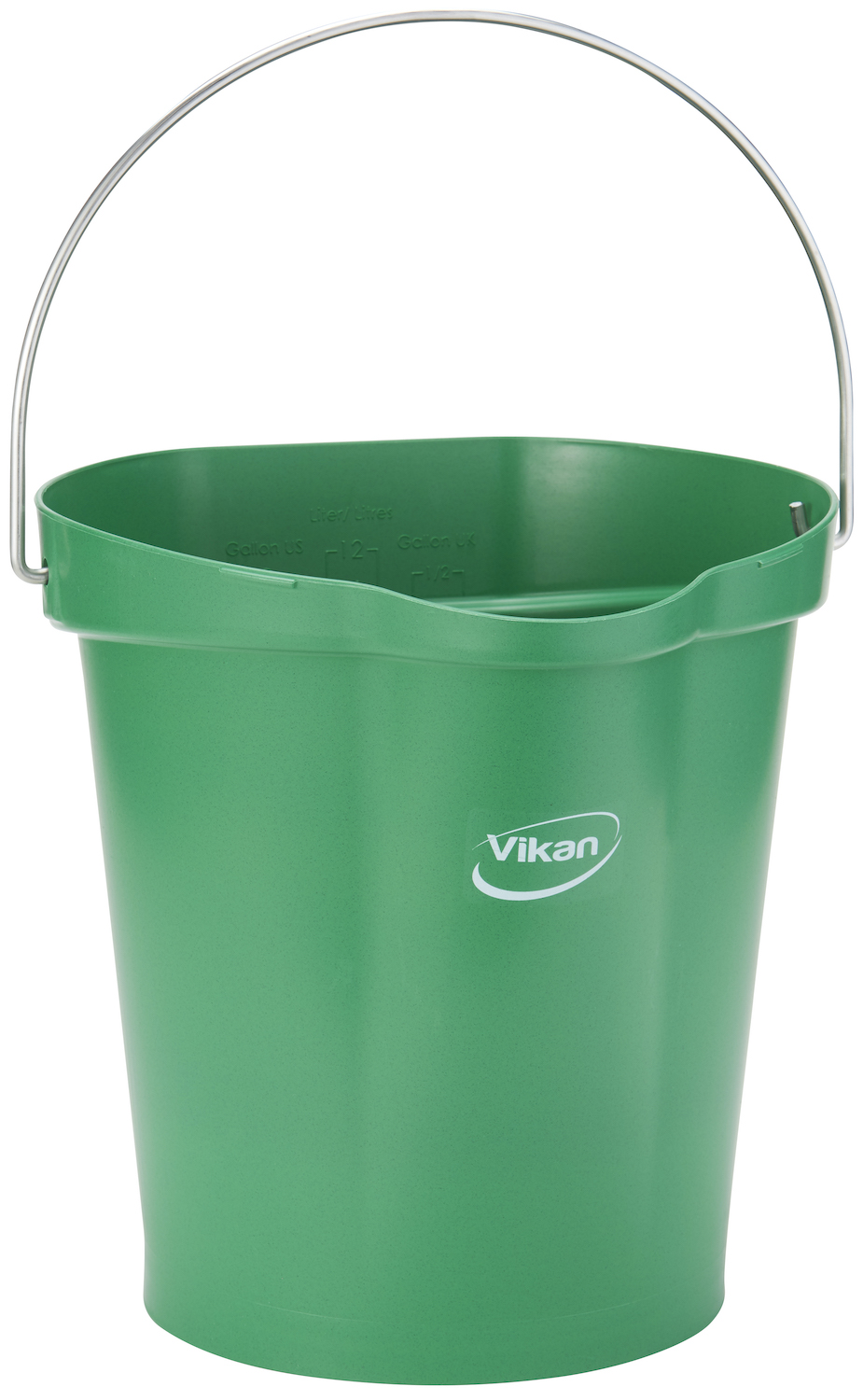 Vikan Bucket, Metal Detectable, 12 Litre, Green