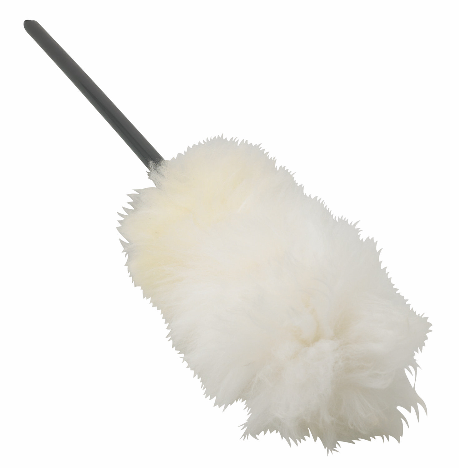 Wool duster, 710 - 1090 mm, Ø17 mm, Grey