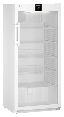 Liebherr SRFvg 5511 laboratory refridgerator, 3 °C ... +16 °C, 440 L, fan-assisted cooling, plastic inner liner, glass door