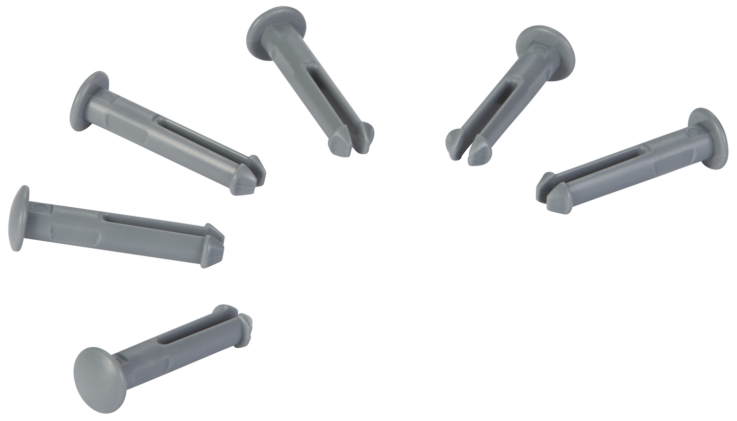 Vikan 6 spare part pins for 1011x & 1013x, Grey
