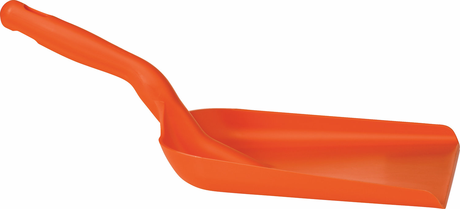 Hand shovel, 550 mm, , Orange