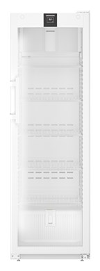 Liebherr HMFvh 4011 pharmaceutical refridgerator, +5 °C, 297 L, fan-assisted cooling, compliant with DIN 13277, glass door