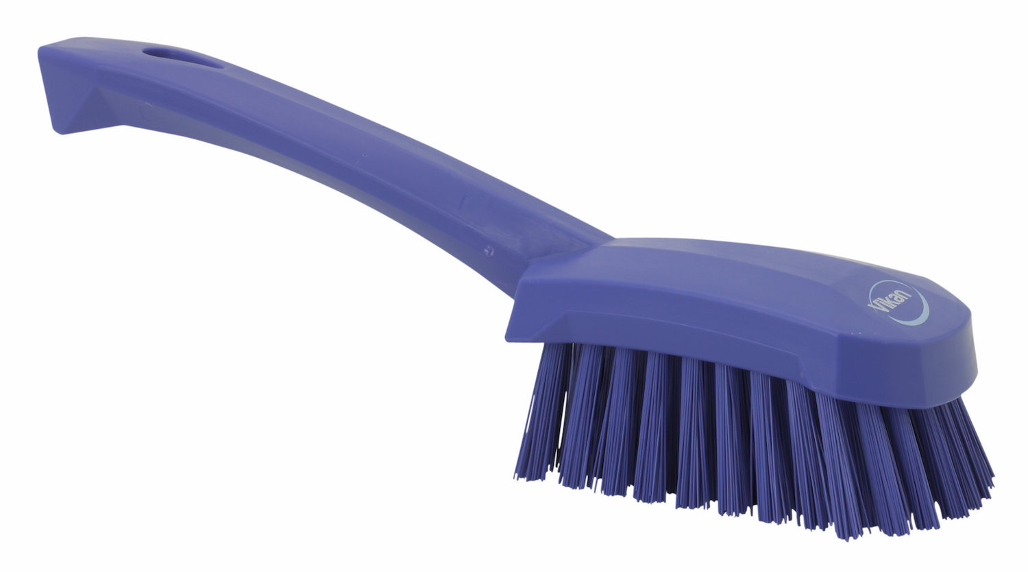 Washing Brush w/short Handle, 270 mm, Hard, Purple