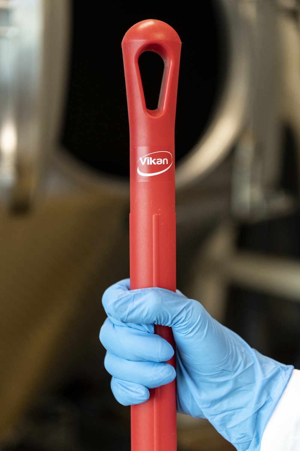 Ultra Hygienic Handle, Ø32 mm, 1000 mm, Red