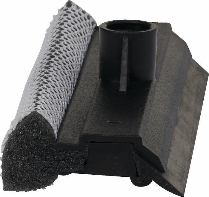 Head f/Windscreen Scraper 473752 & 473952, 200 mm, Black