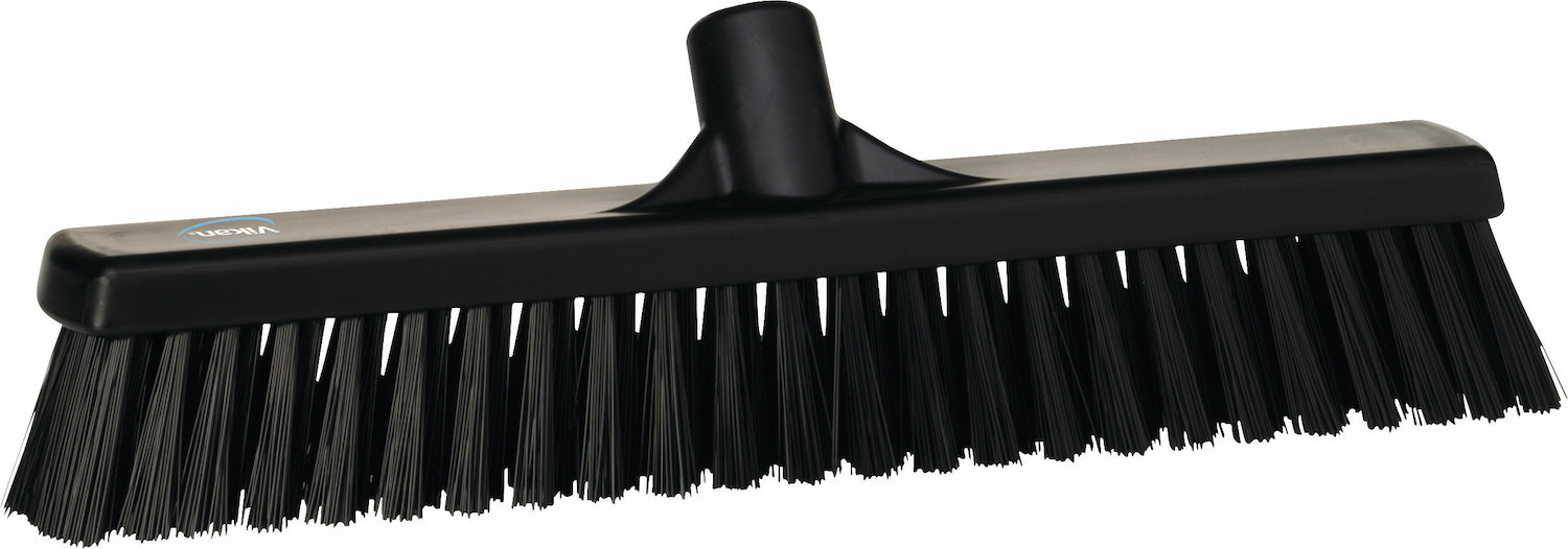 Broom, 410 mm, Soft/hard, Black