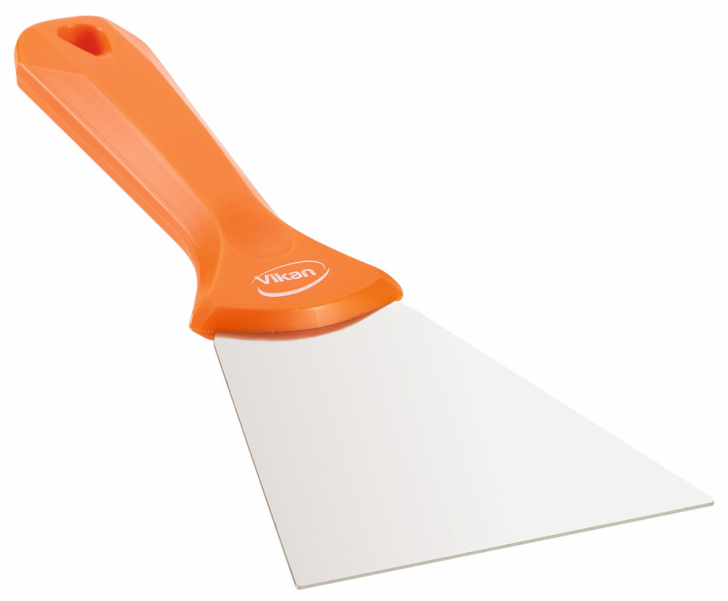 Stainless Steel Hand Scraper, 100 mm, Orange