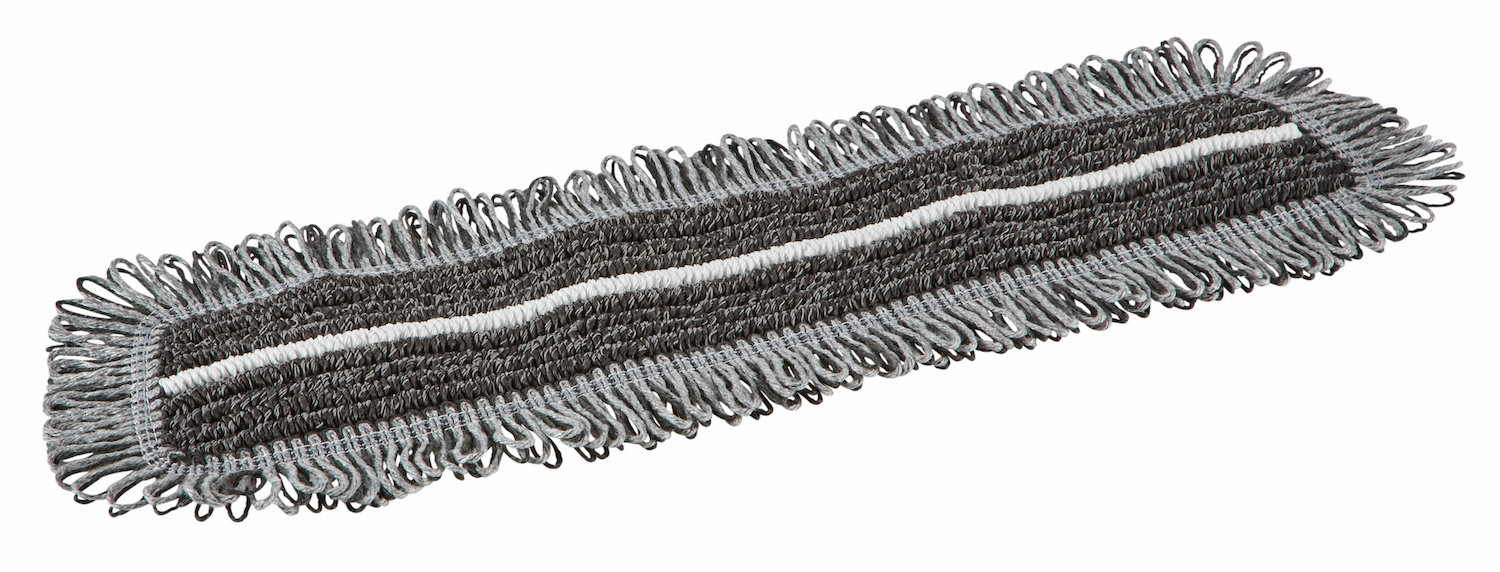 Vikan Damp 47 Dark microfiber mop, 40 cm, Hook & loop, Grey