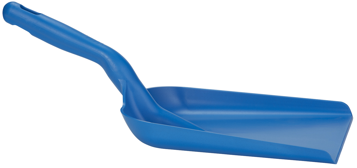 Vikan Hand shovel, Metal Detectable, 327 x 271 x 50 mm, 550 mm, Blue