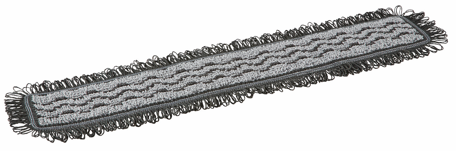 Vikan Damp 42 dark microfiber mop, Hook & loop, 60 cm, Grey