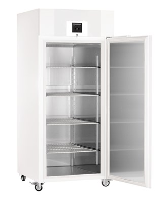 Liebherr LGPv 8420 laboratory freezer, −9 °C ... −35 °C, 629 L, Comfort electronic controller, stainless steel inner liner, steel door