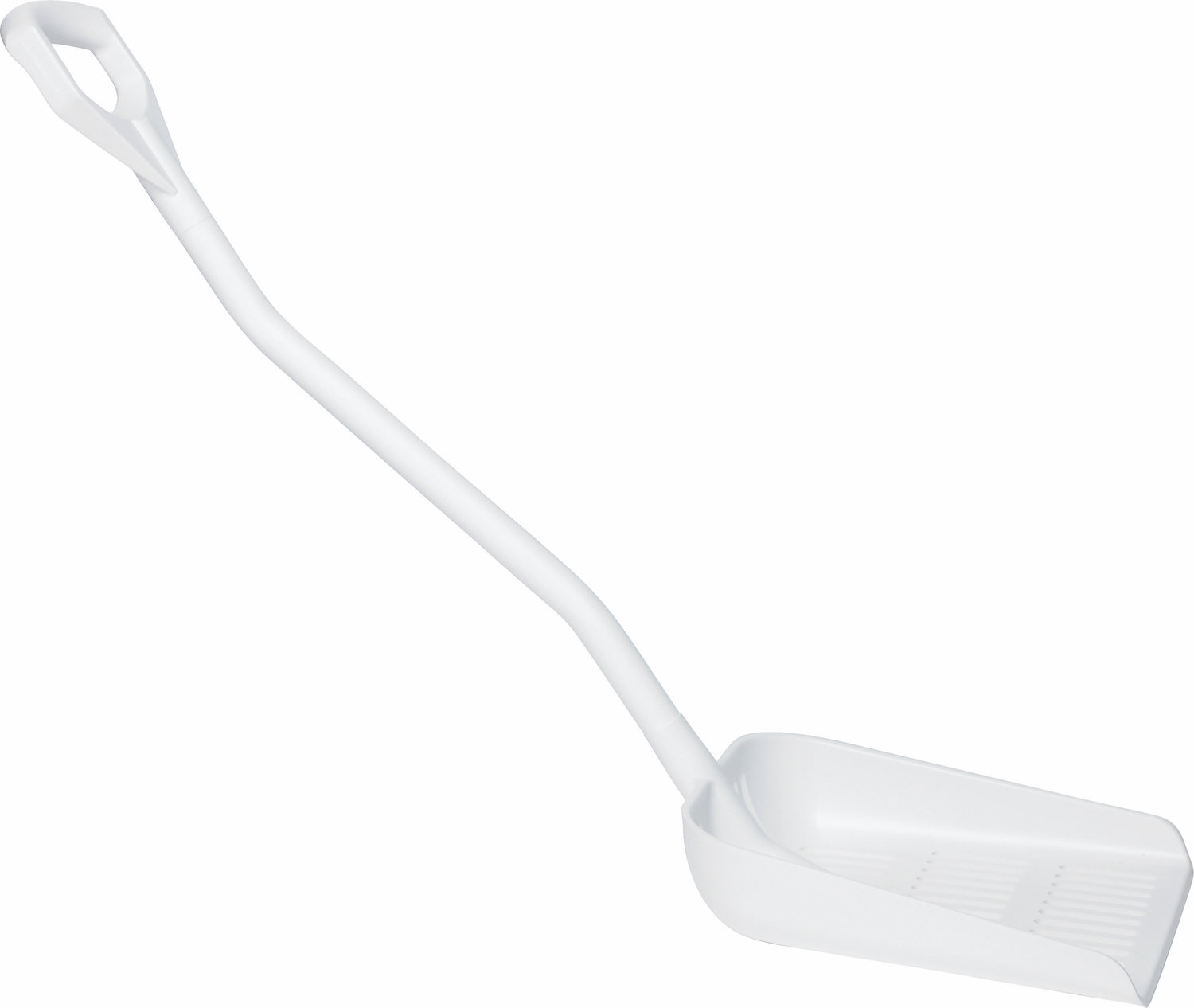 Ergonomic shovel with drain holes, 1145 mm, , White