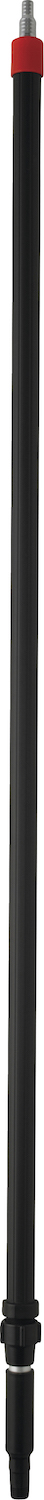 Vikan Aluminium Telescopic Handle w/Hose Nozzle, waterfed, 1600 mm, , Black