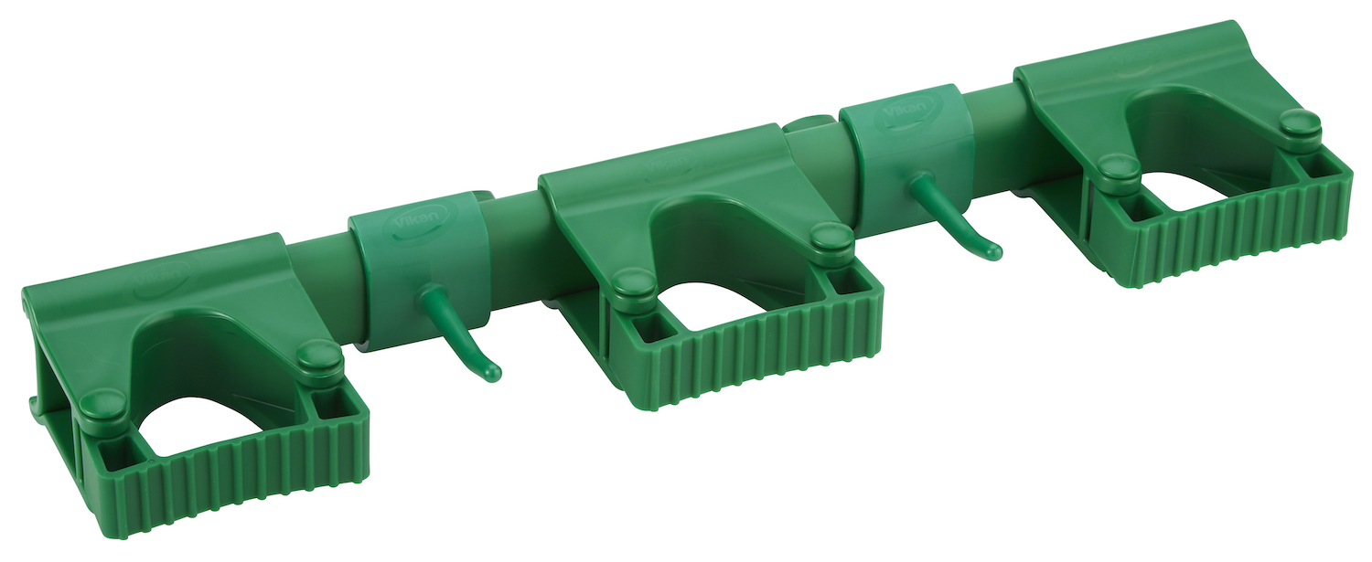 Vikan Hygienic Hi-Flex Wall Bracket System, 420 mm, Green