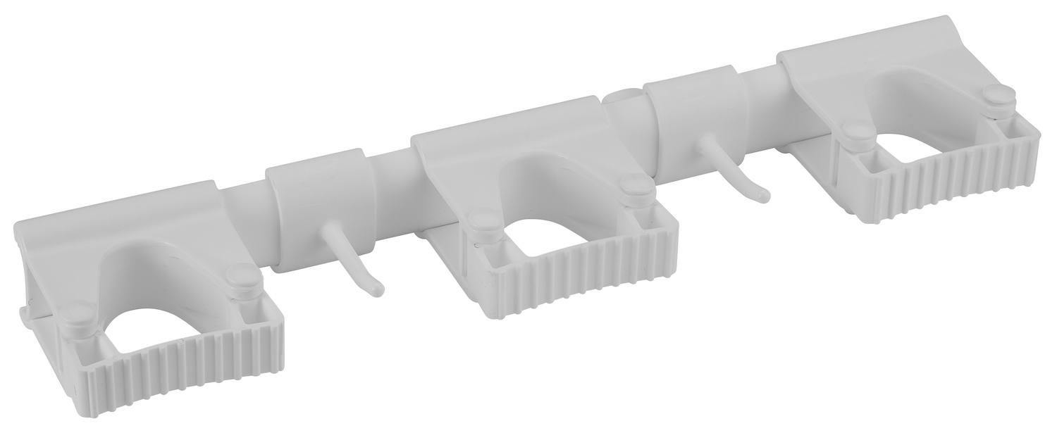 Vikan Hygienic Hi-Flex Wall Bracket System, 420 mm, White