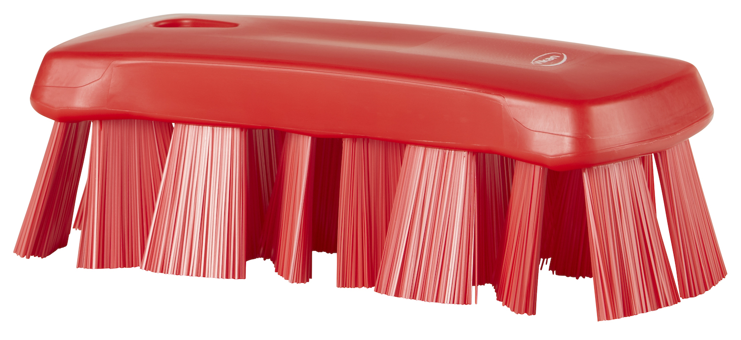 Vikan UST Hand Brush , 176 mm, Hard, Red