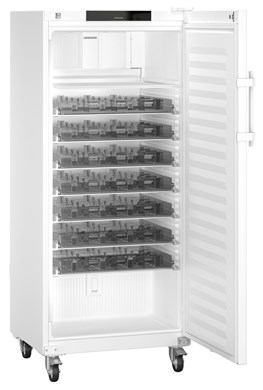Liebherr HMFvh 5501 pharmaceutical refridgerator, +5 °C, 558 L, (mm) 747 x 769 x 1793, with medicine drawers, fan-assisted cooling, compliant with DIN 13277, steel door Liebherr HMFvh 5501 pharmaceutical refridgerator, +5 °C, 558 L, (mm) 747 x 769 x 1793, with medicine drawers, fan-assisted cooling, compliant with DIN 13277, steel door
