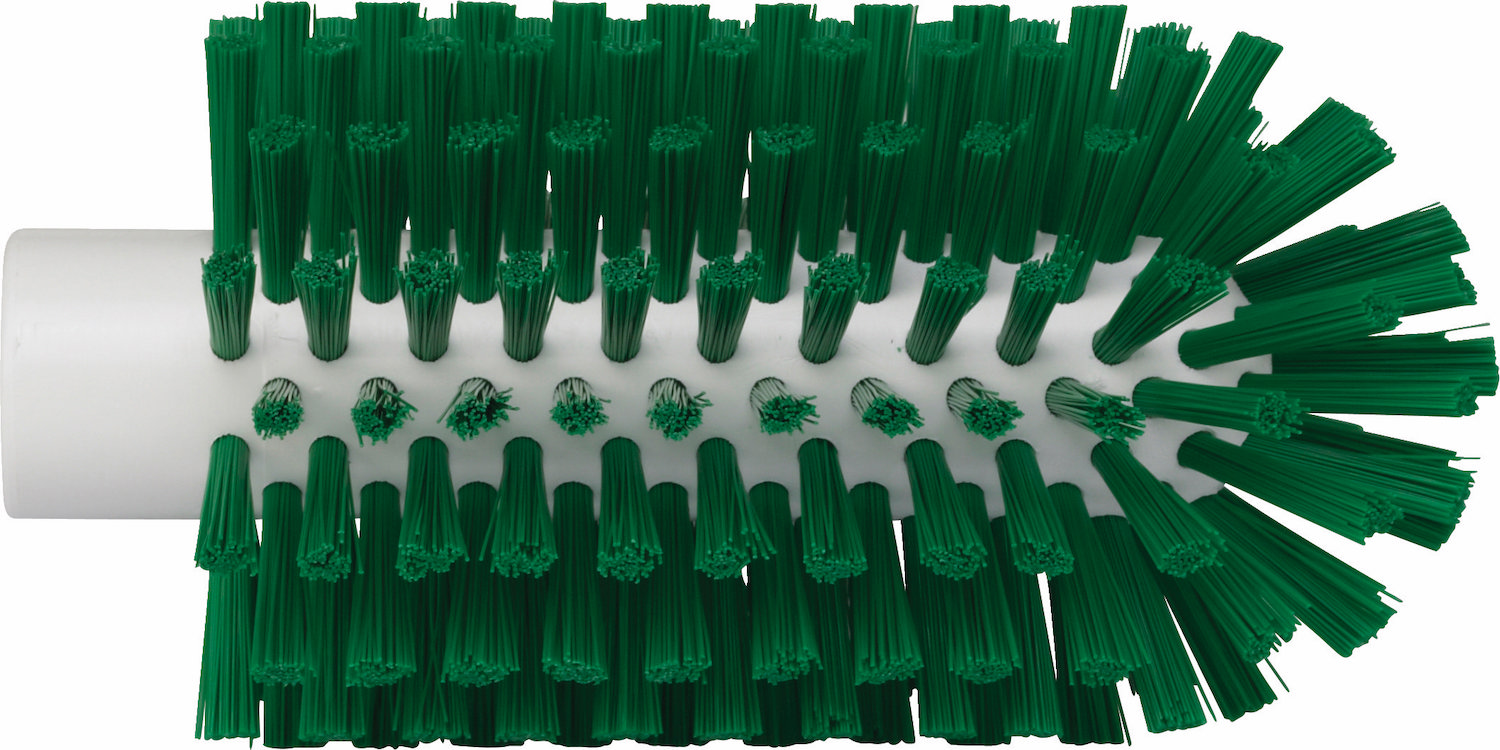 Pipe Cleaning Brush f/handle, Ø77 mm, 155 mm, Medium, Green