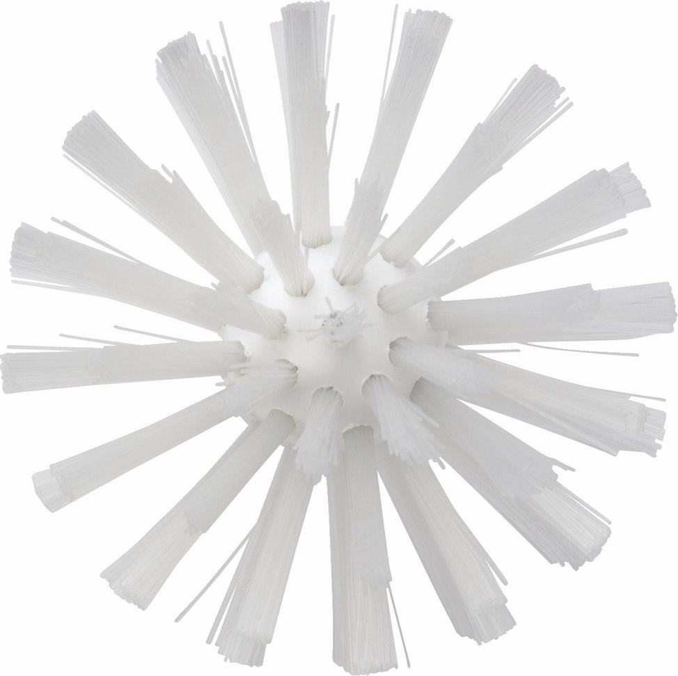 Pipe Cleaning Brush f/handle, Ø90 mm, 160 mm, Medium, White