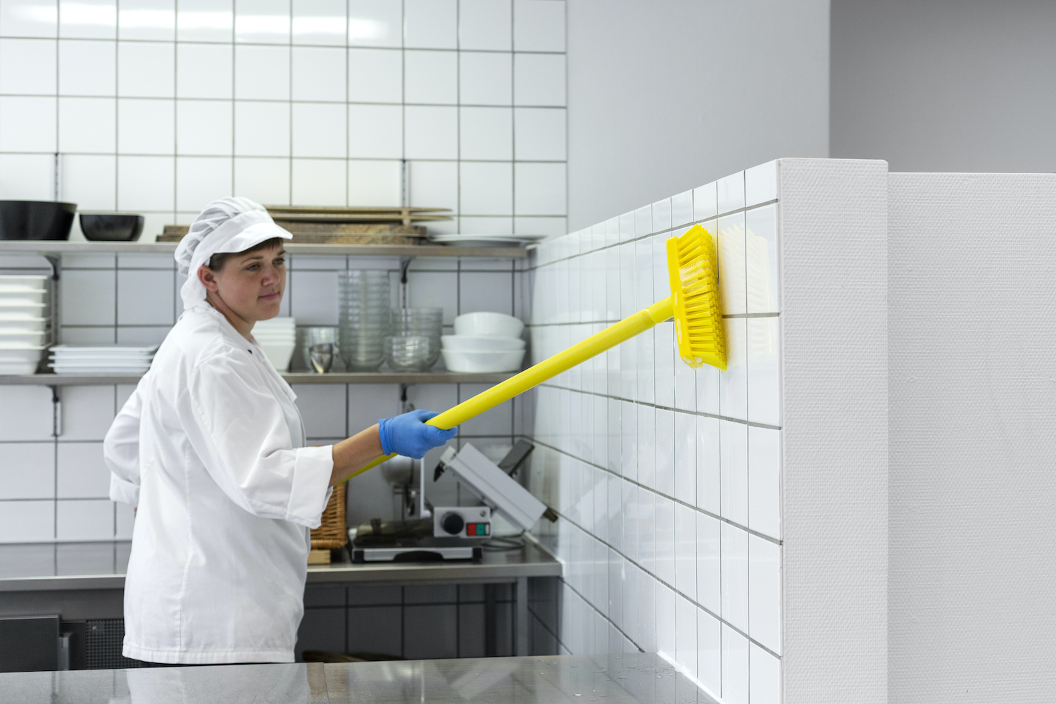 Ultra Hygienic Handle, 1500 mm, , Yellow