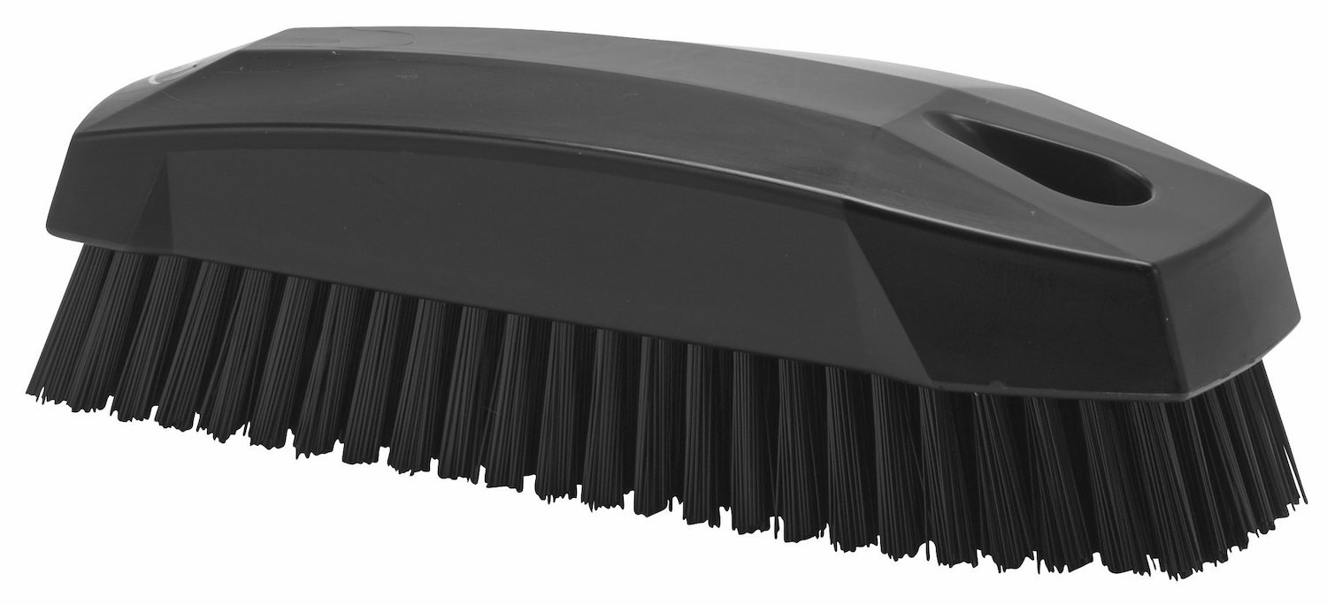 Vikan Hand Brush S / Nailbrush, 130 mm, Hard, Black