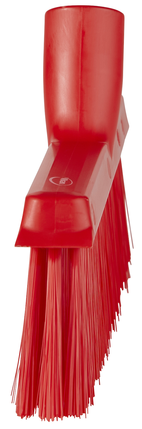 Vikan Dustpan Broom with Angled Thread, 250 mm, Medium, Red