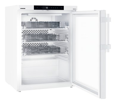 Liebherr MKUv 1613 pharmaceutical refridgerator, +5 °C, 109 L, with medicine drawers, Comfort controller, compliant with DIN 13277, glass door