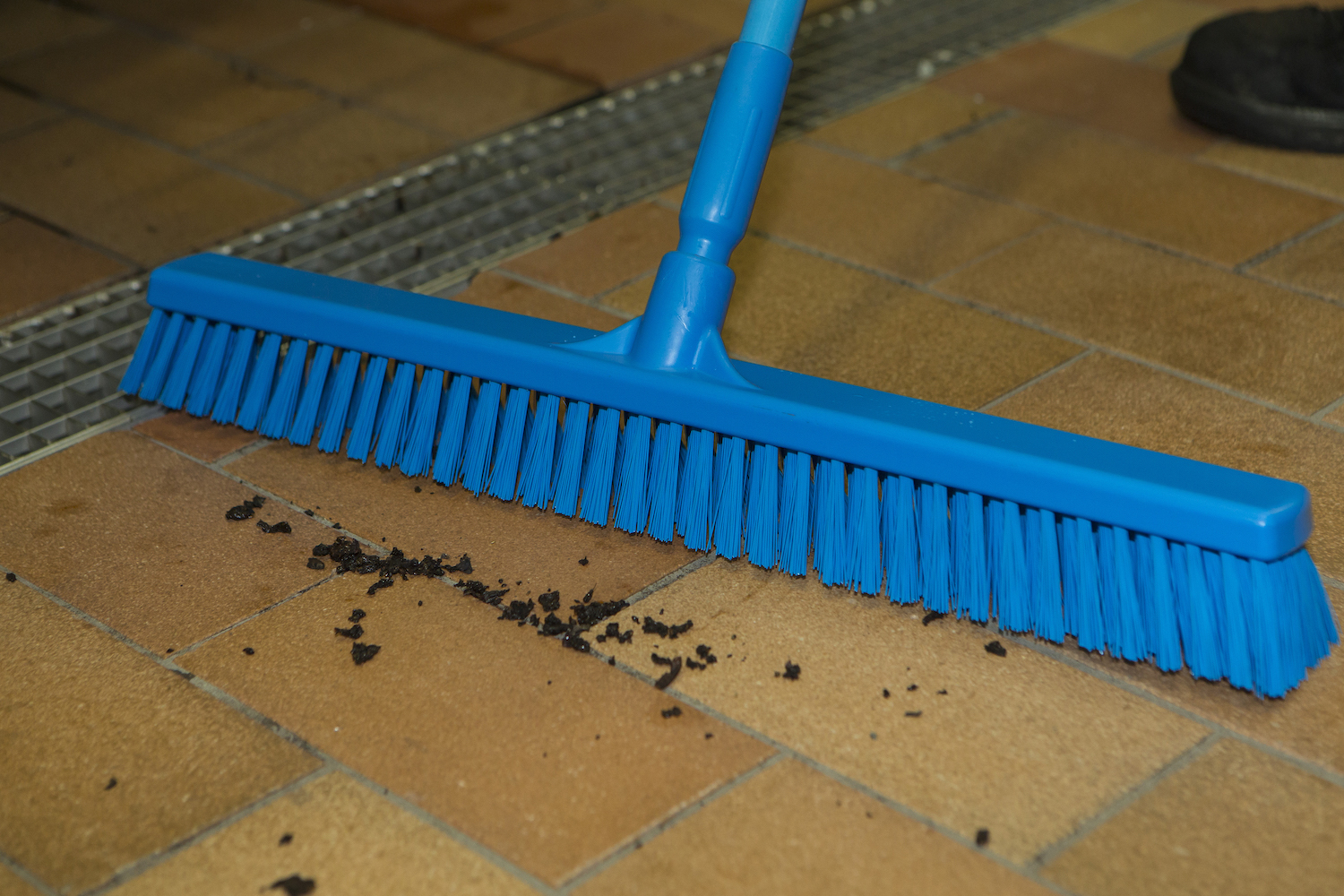 Wall-/Floor Washing Brush, 470 mm, Hard, Blue