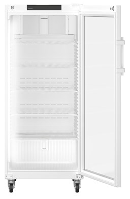 Liebherr HMFvh 5511 pharmaceutical refridgerator, +5 °C, 435 L, fan-assisted cooling, compliant with DIN 13277, glass door