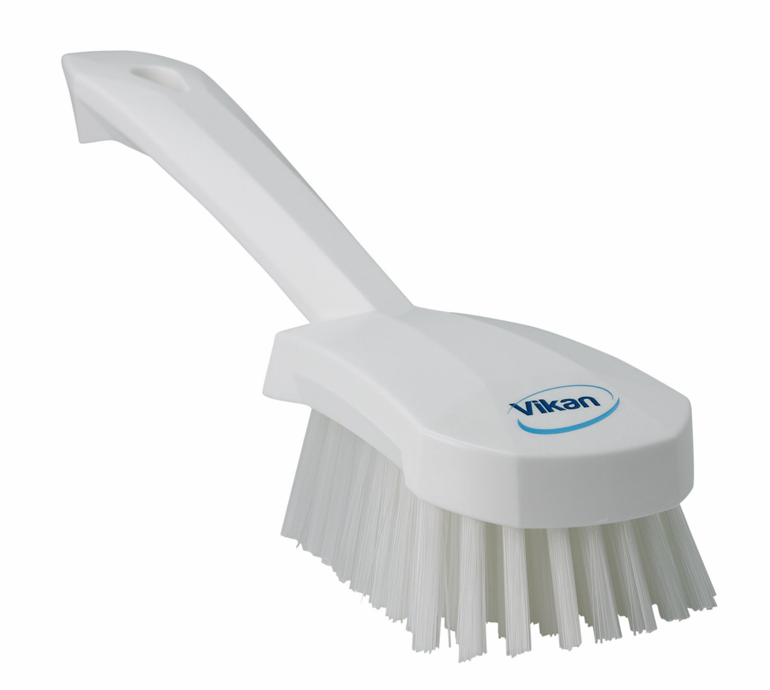 Washing Brush w/short Handle, 270 mm, Hard, White