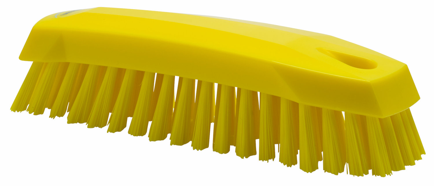 Vikan Hand Brush M, 165 mm, Medium, Yellow