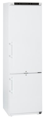 Liebherr LCv 4010 laboratory fridge-freezer combination, +3 °C ... +16 °C / −9 °C ... −30 °C, 240 L / 105 L, Comfort electronic controller, plastic inner, steel door