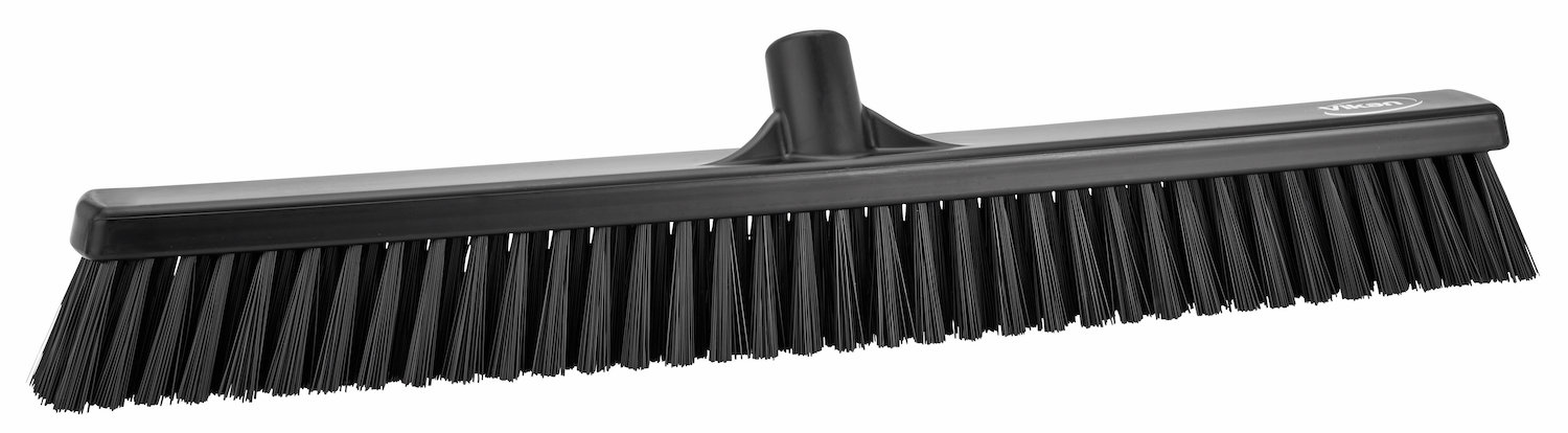 Broom, 610 mm, Soft/hard, Black