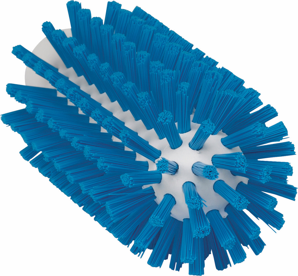 Pipe Cleaning Brush f/handle, Ø63 mm, 145 mm, Hard, Blue