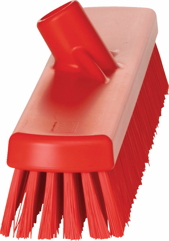 Wall-/Floor Washing Brush, 470 mm, Hard, Red