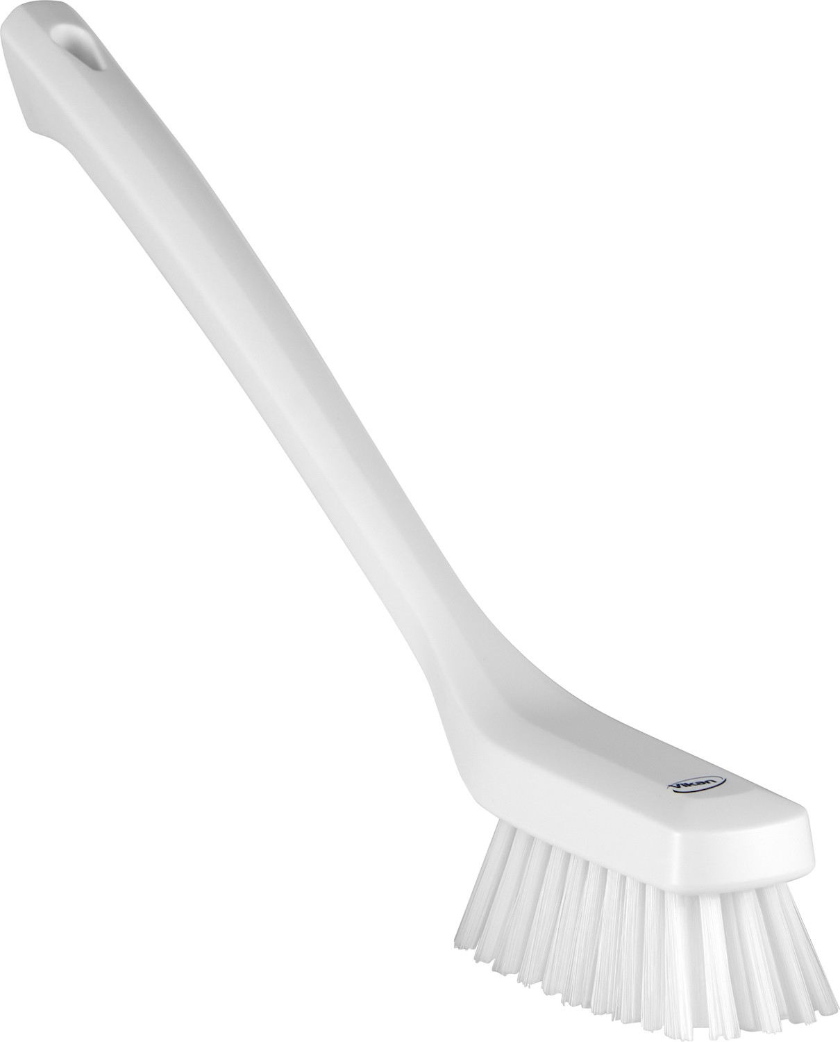 Narrow Cleaning Brush with Long Handle, 420 mm, Hard, White