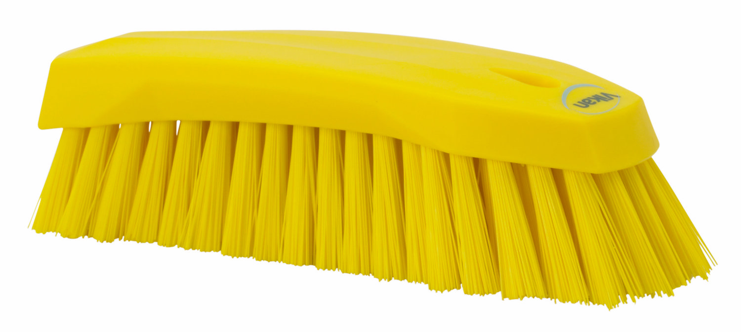 Vikan Hand Brush L, 200 mm, Hard, Yellow