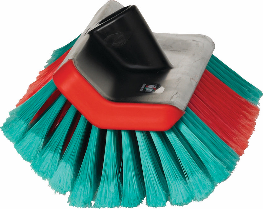 Washing Brush, waterfed, High/Low, 280 mm, Soft/split, Black