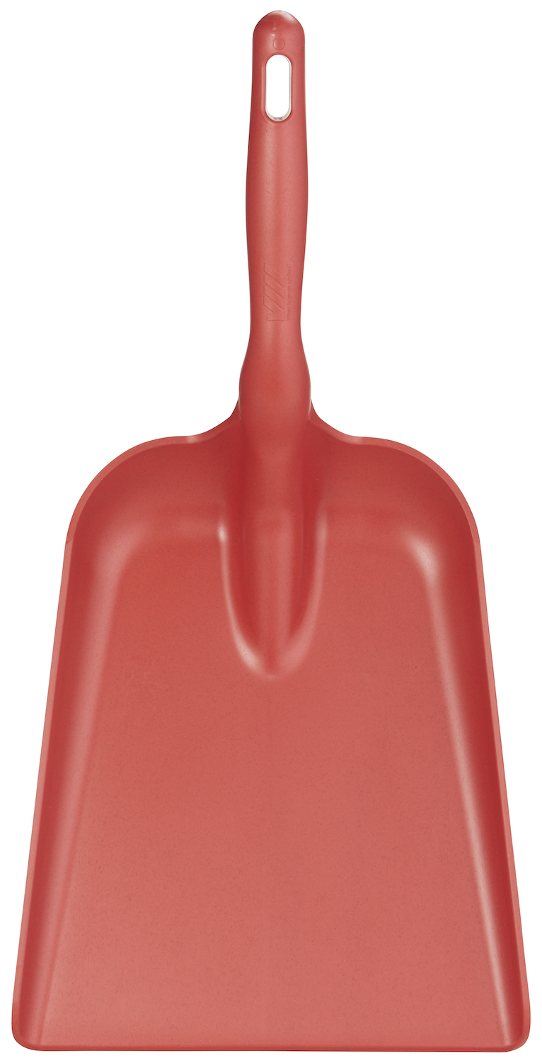 Vikan Hand shovel, Metal Detectable, 327 x 271 x 50 mm, 550 mm, Red