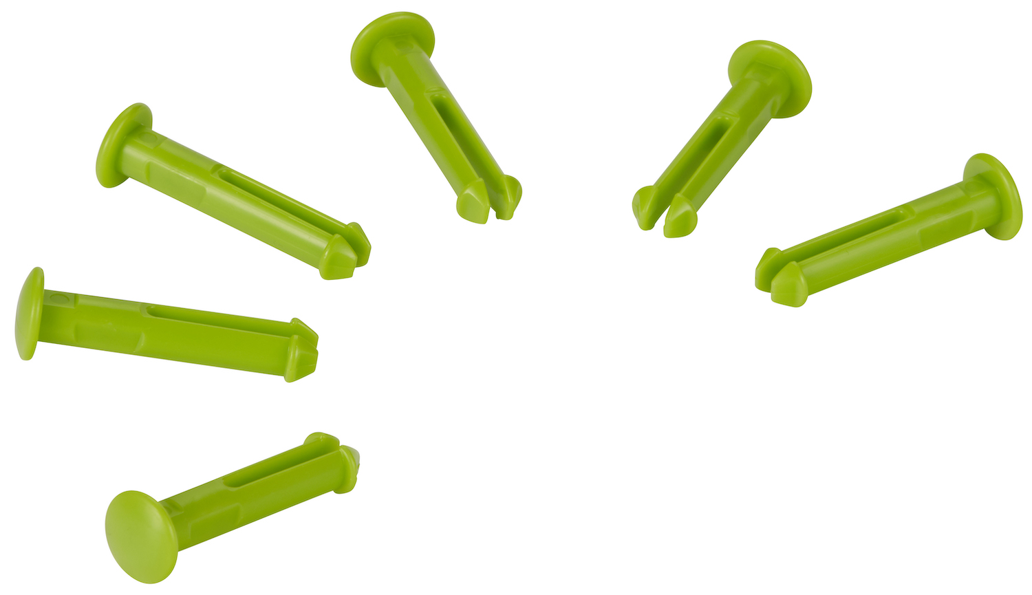 Vikan 6 spare part pins for 1011x & 1013x, Lime