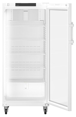 Liebherr SRFvh 5511 laboratory refridgerator, 3 °C ... +16 °C, 440 L, fan-assisted cooling, plastic inner liner, glass door