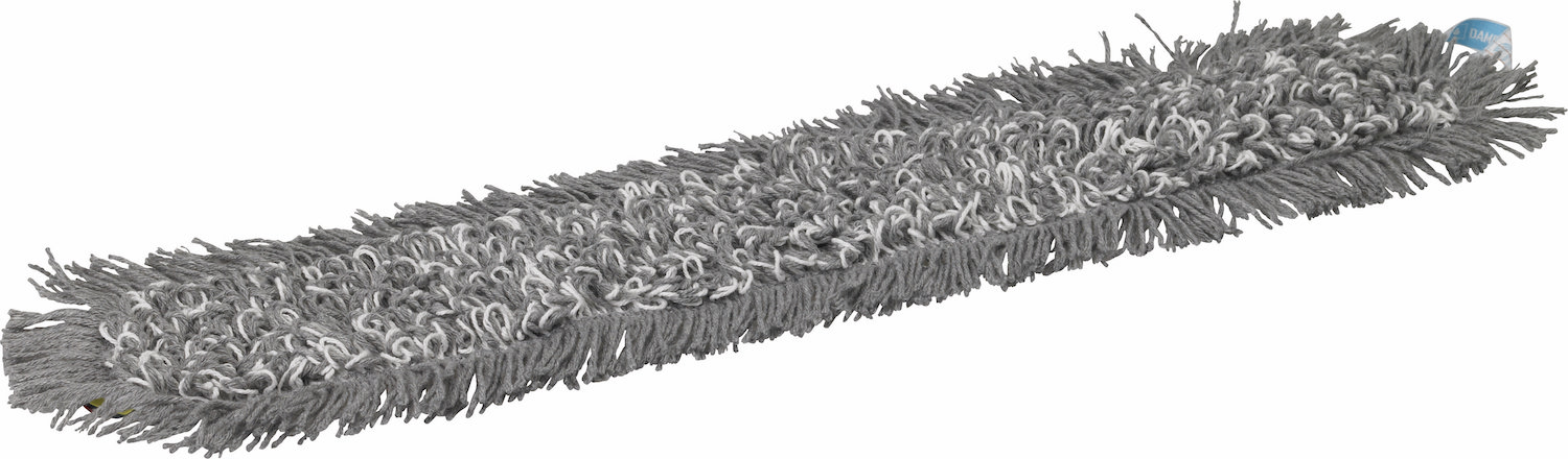 Vikan Damp 43 mop, Hook & loop, 60 cm, Grey
