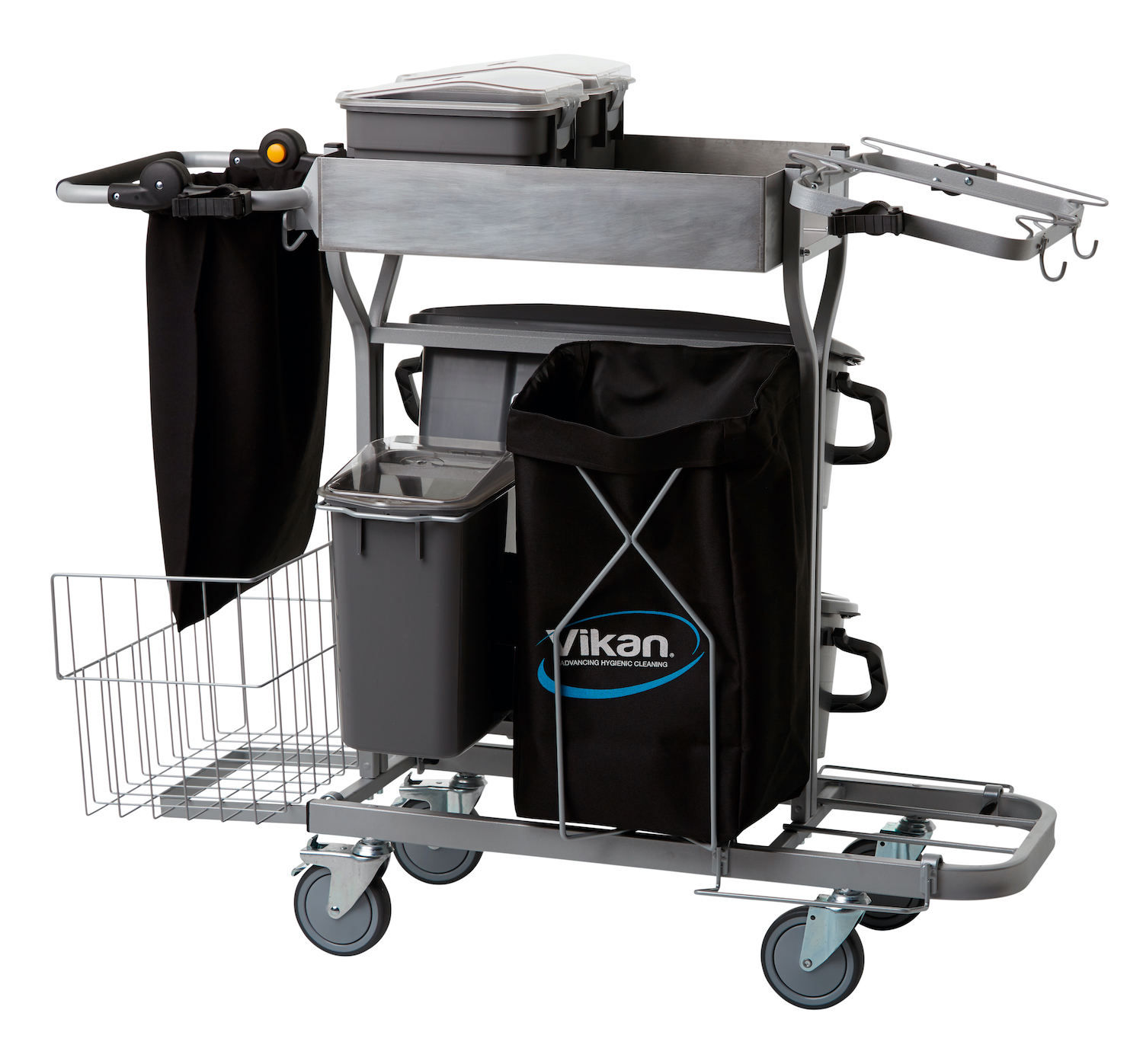 Compact Cleaning Trolley Plus , 40 cm, Grey