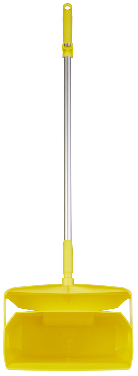 Vikan Dustpan set, closable with broom, 335 mm, Medium, Yellow