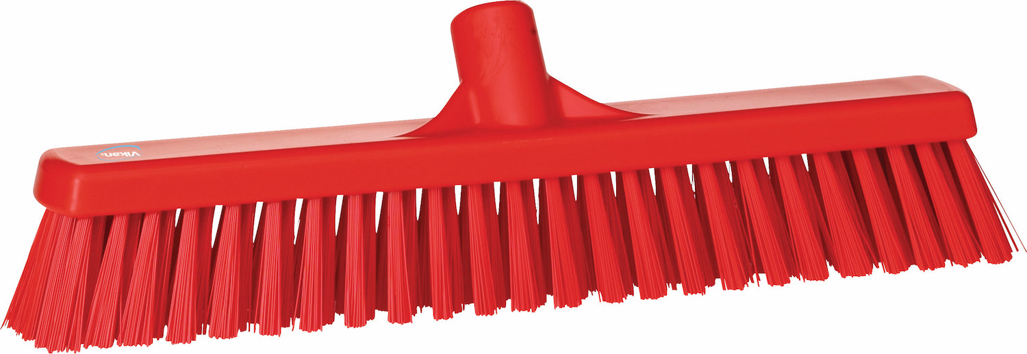 Broom, 410 mm, Soft/hard, Red