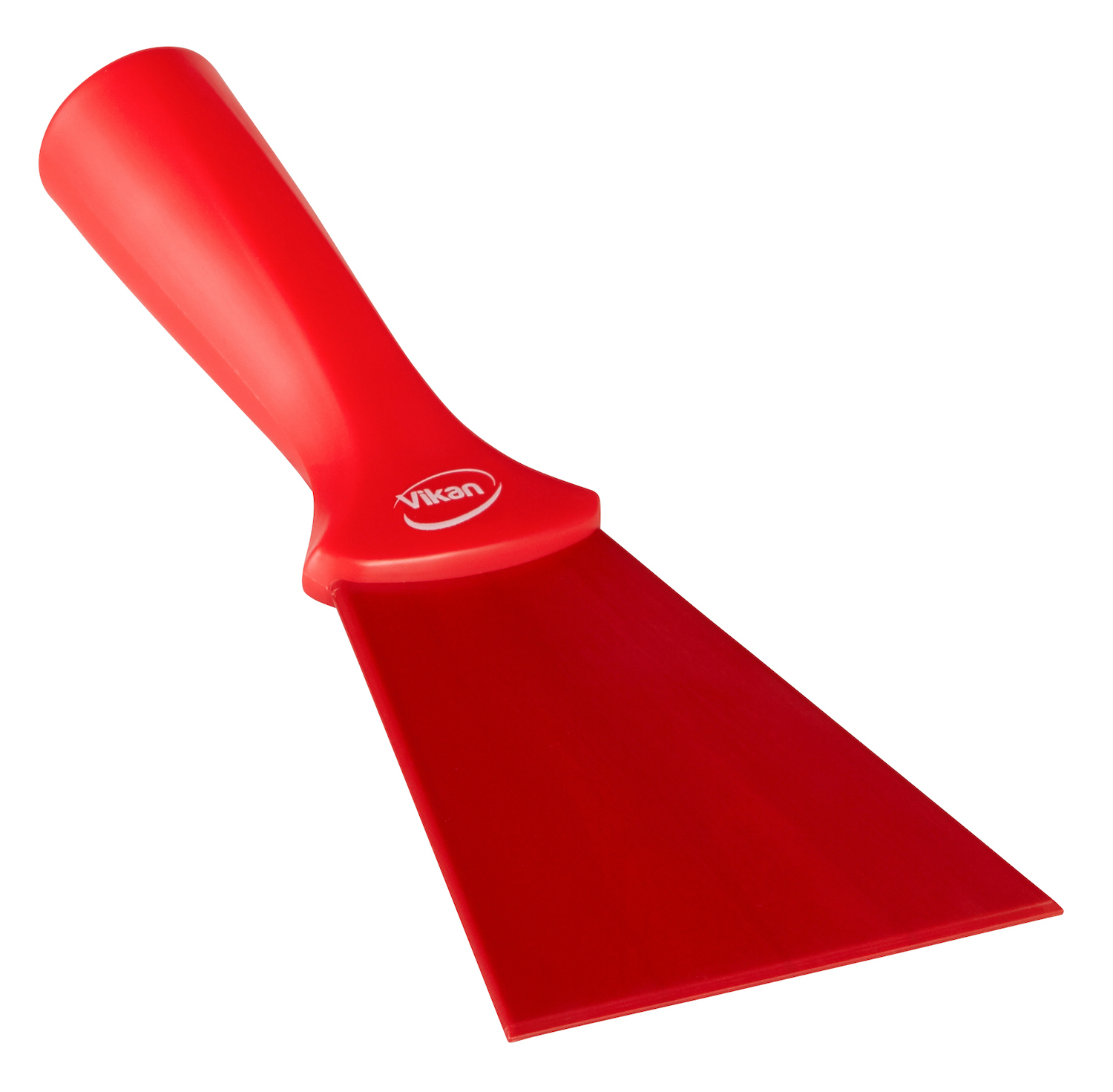 Nylon Scraper with Threaded Handle, 100 mm, Red