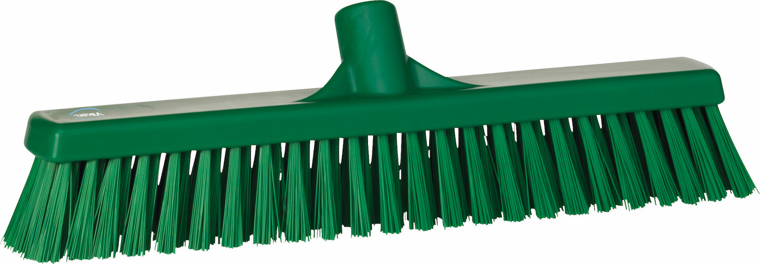 Broom, 410 mm, Soft/hard, Green