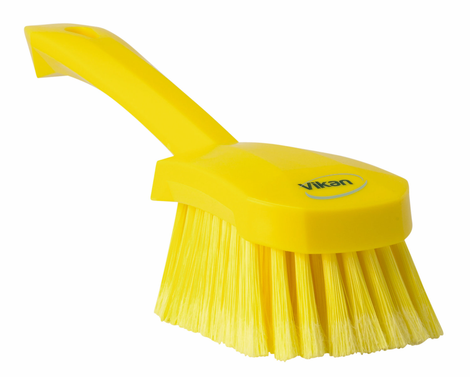 Washing Brush w/short Handle, 270 mm, Soft/split, Yellow